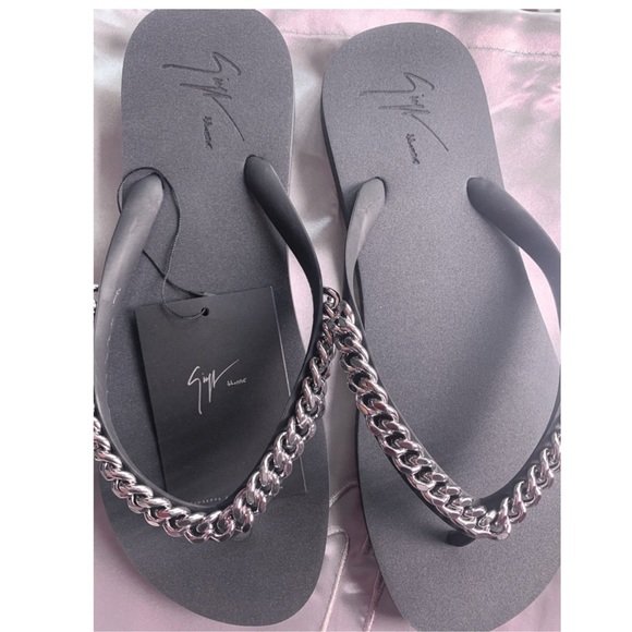 giuseppe zanotti • NEW • men’s chain flip flop - Picture 3 of 9